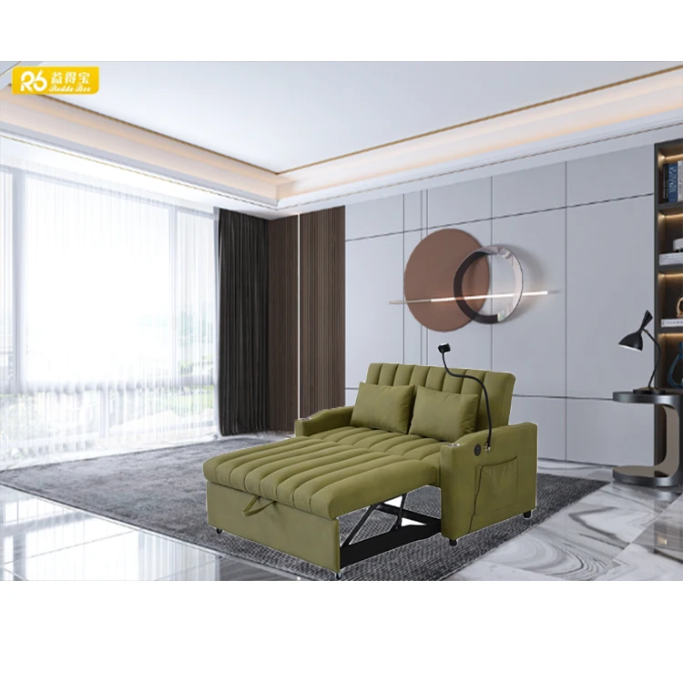 Modern design American upholstery sofa bed fashion Seat Living Room Furniture Sofa Beds Provide USB Port