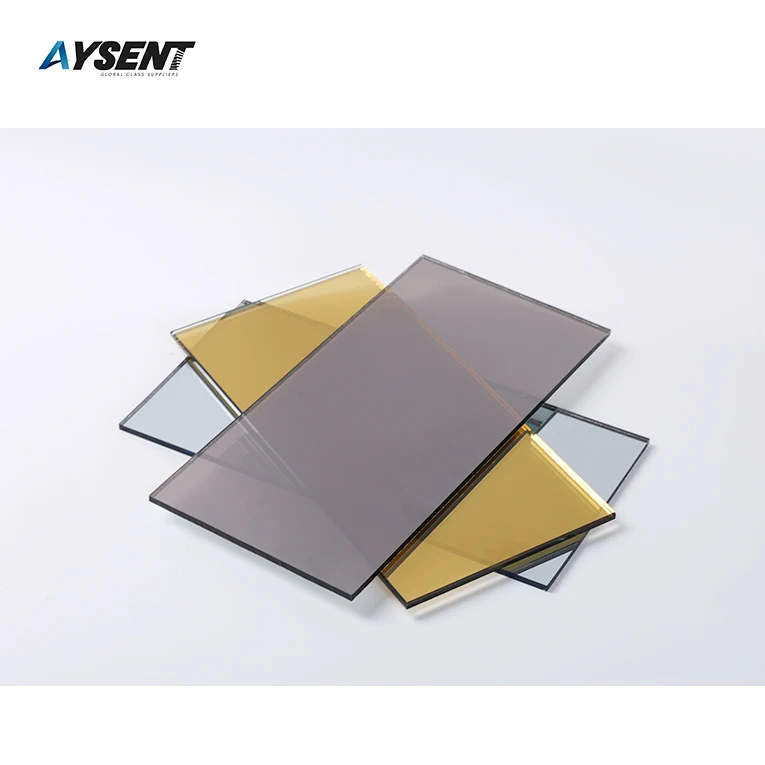 High Quality Deep Blue Ford Blue Lake Tinted Reflective Float Glass for Building Hotel Curtain Walls