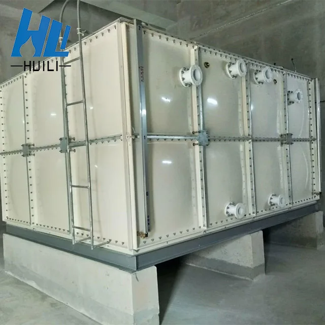 Hot Sale Custom GRP FRP SMC Fiber Glass Rectangular Large Irrigation Rain Water Tank Cheap Price 1000 5000 30000 Liter in Uae