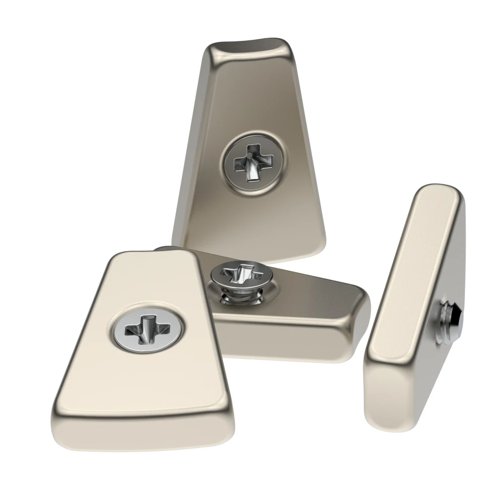 Customized N52 Countersunk Neodymium Magnet Trapezoid Magnets with Hole