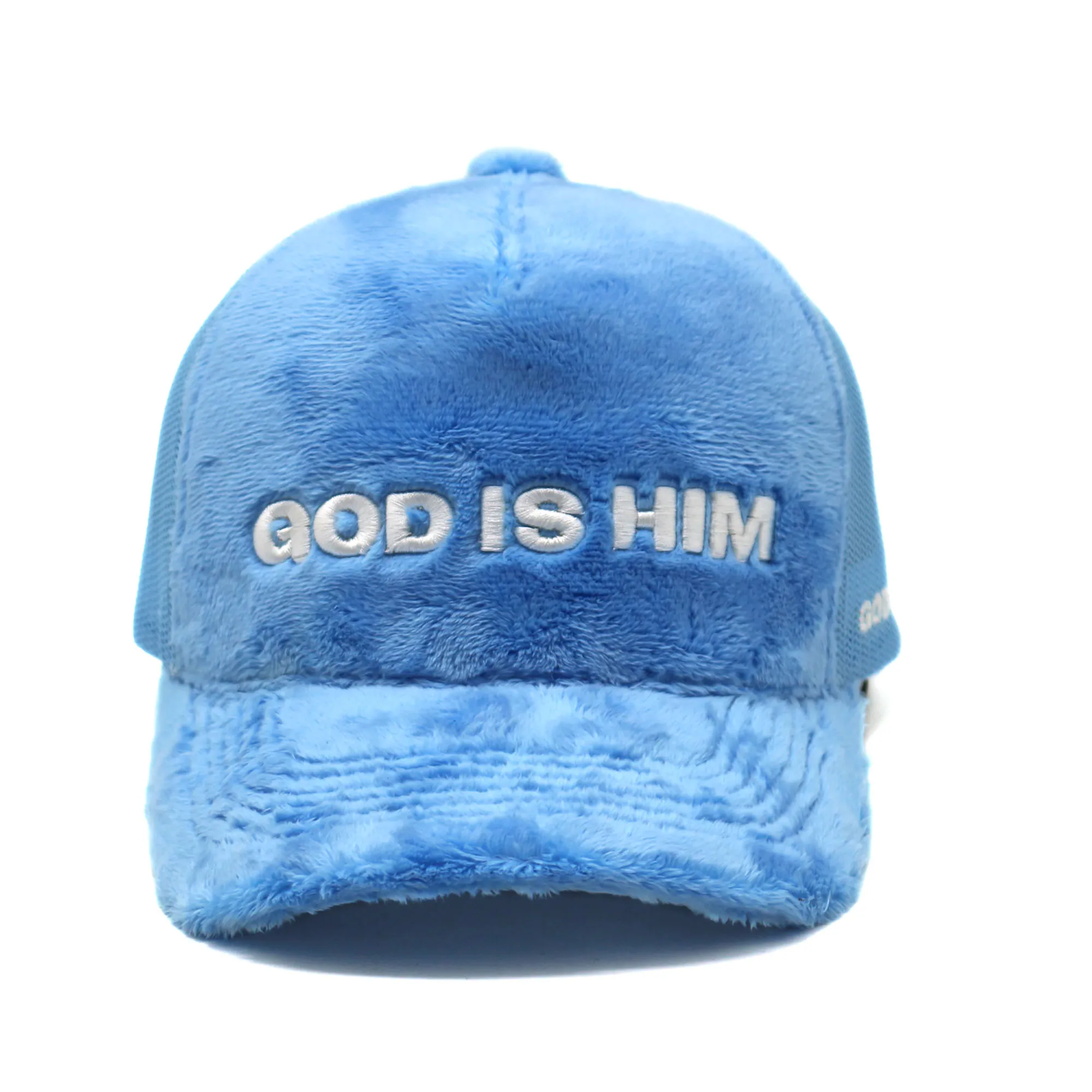 High Quality Factory 5-Panel Fur Velvet Trucker Hat Custom Made in Bright Colors for Unisex Adults for Sports