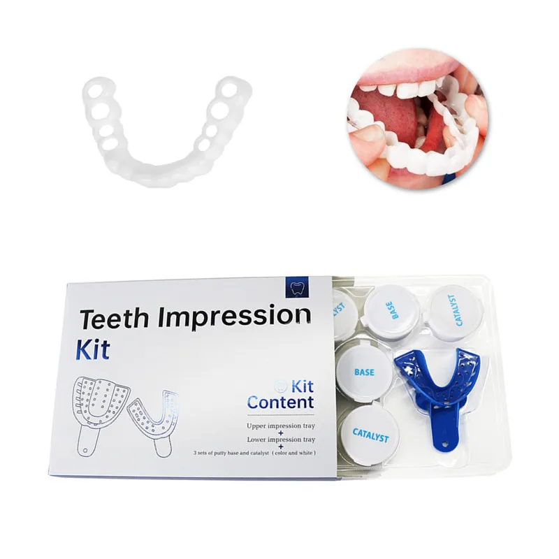 Odontology Equipment Silicone Wholesale Teeth Mold Kit Dental Impression Material Kit For Teeth Aligners Veneers