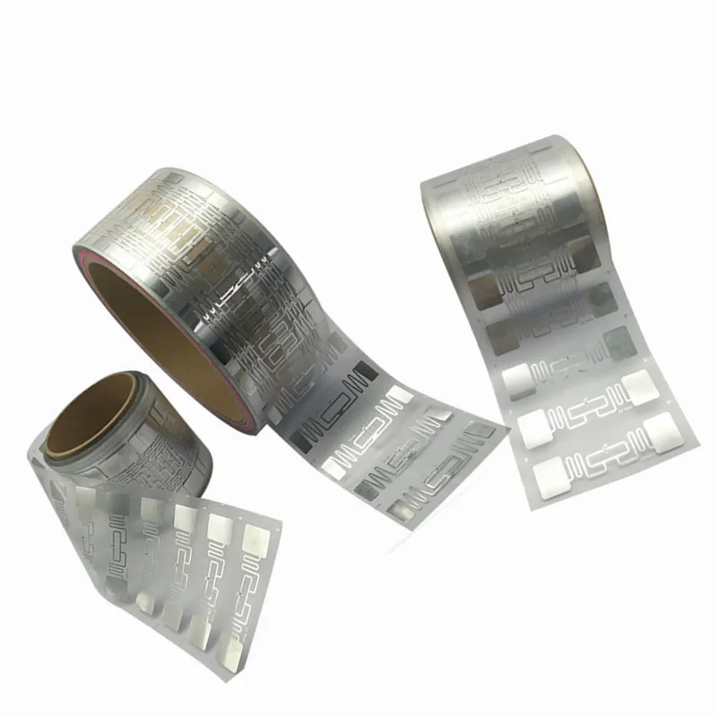 Заводская пассивная этикетка 72*30 мм, сухая инкрустация U8 UHF RFID-бирка для отслеживания активов