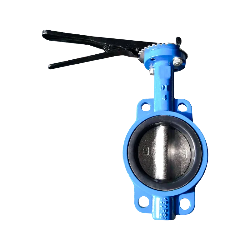 API 609 LOW PRESSURE CASTING WAFER BUTTERFLY VALVE WITH LEVER OPERATED WORKING PRESSURE PN16/150LB