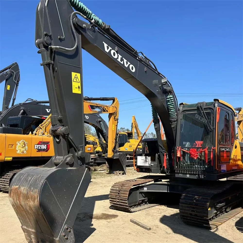 used excavator new arrival volvo ec140 almost new low working hours high quality low price quick delivery for sale