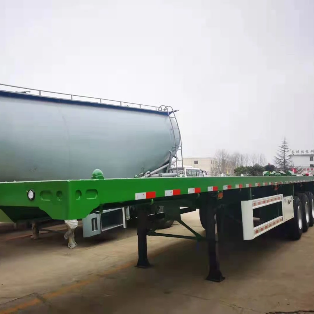 
Professional 45ft flatbed semi-trailer truck trailer 