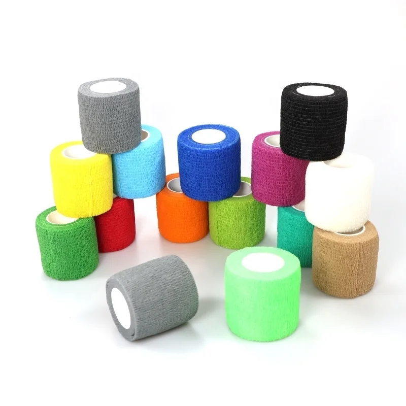 Easy Tear Latex Flexible Wrap adhesive bandages Cohesive Bandages