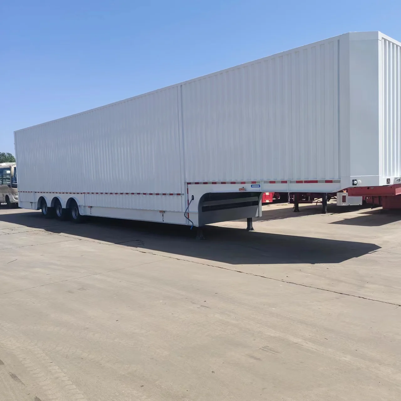 Competitive price container trailer semi-trailer 130 cubic meters