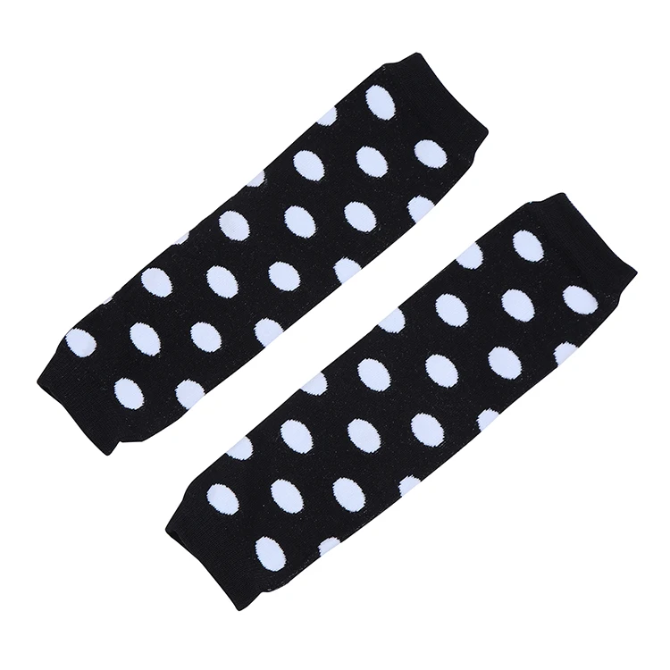 
Wholesale over knee cotton leg warmer winter customized dot casual children leg warmer 