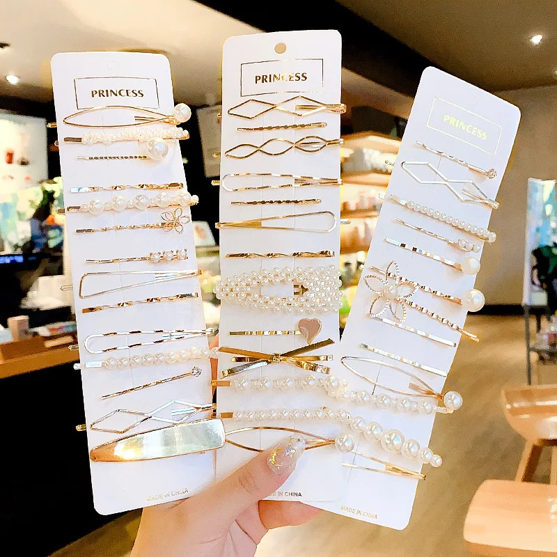 Fashion White Imitation Pearl Headwear Women Bridal Hair Accessories Side Clip Pearl Hairpin