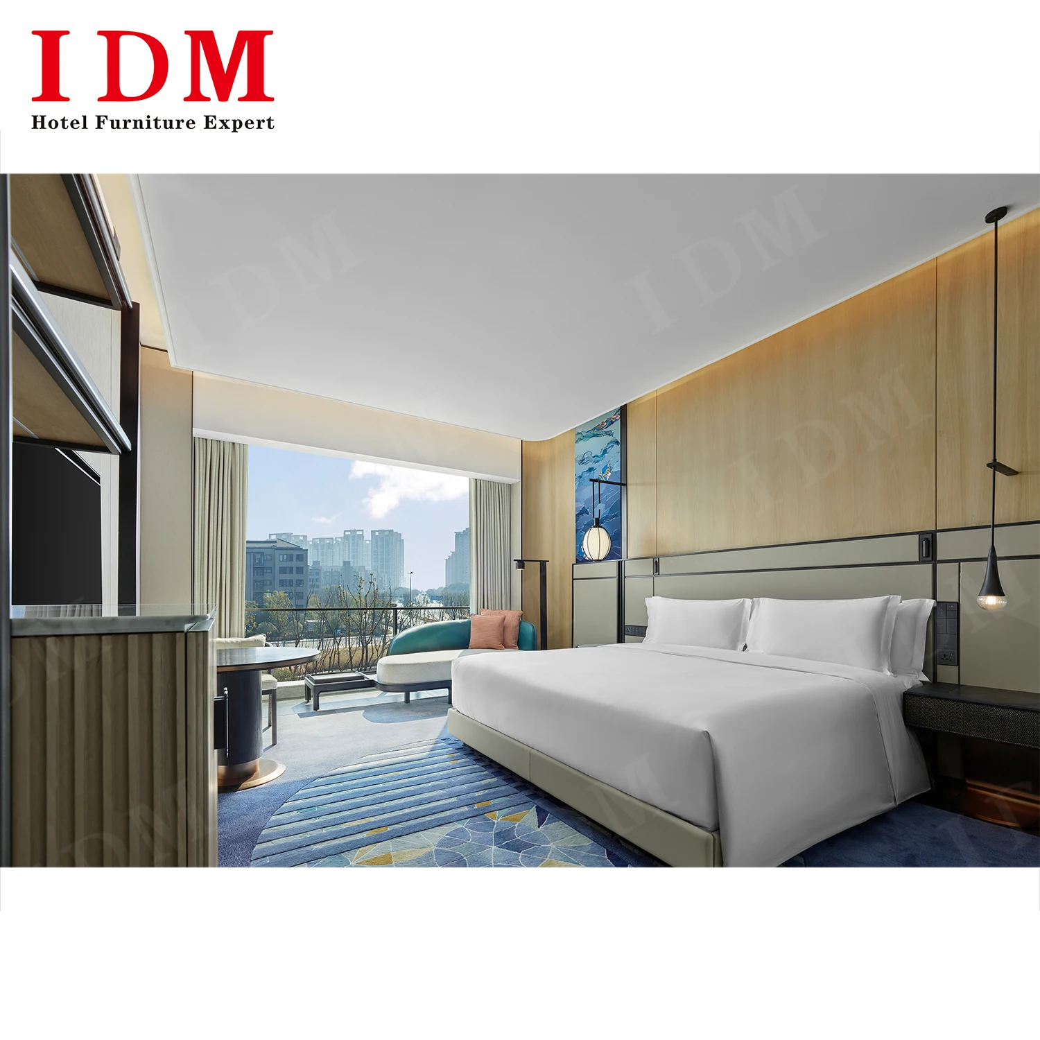 Modern hotel guest room furniture sets 5 star hotel furniture bed room bedroom set