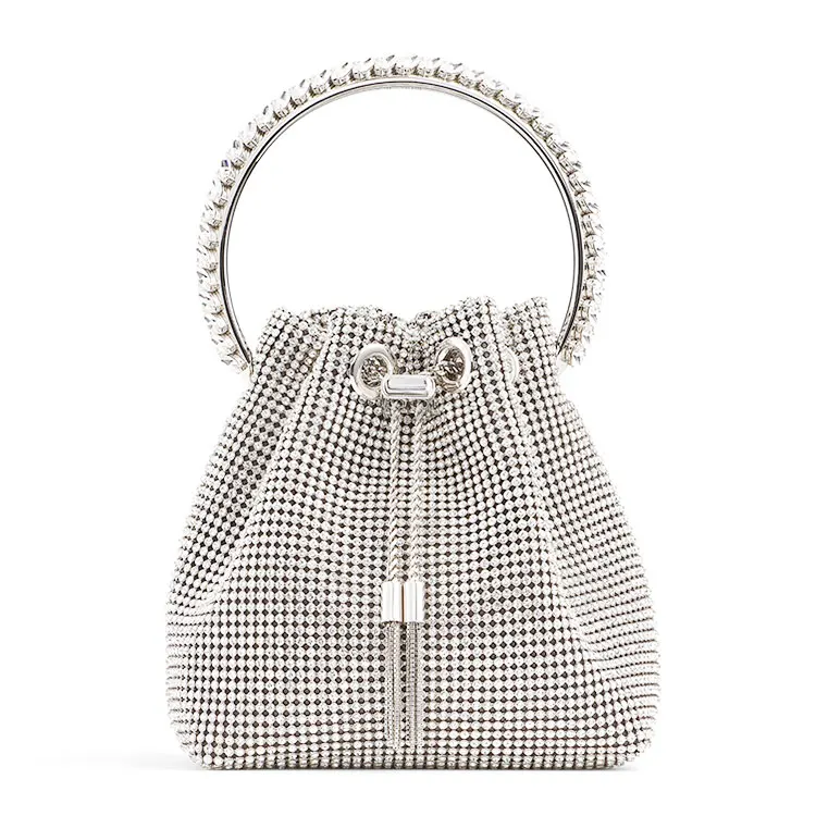 Fashion Designer  Crossbody  Women Ladies  Leather Cheap Rhinestone Party Handbags Online