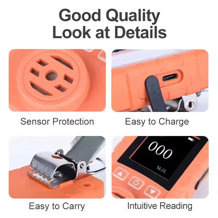High quality hot selling portable VOC O3 CO2 single gas detector with Honeywell sensor