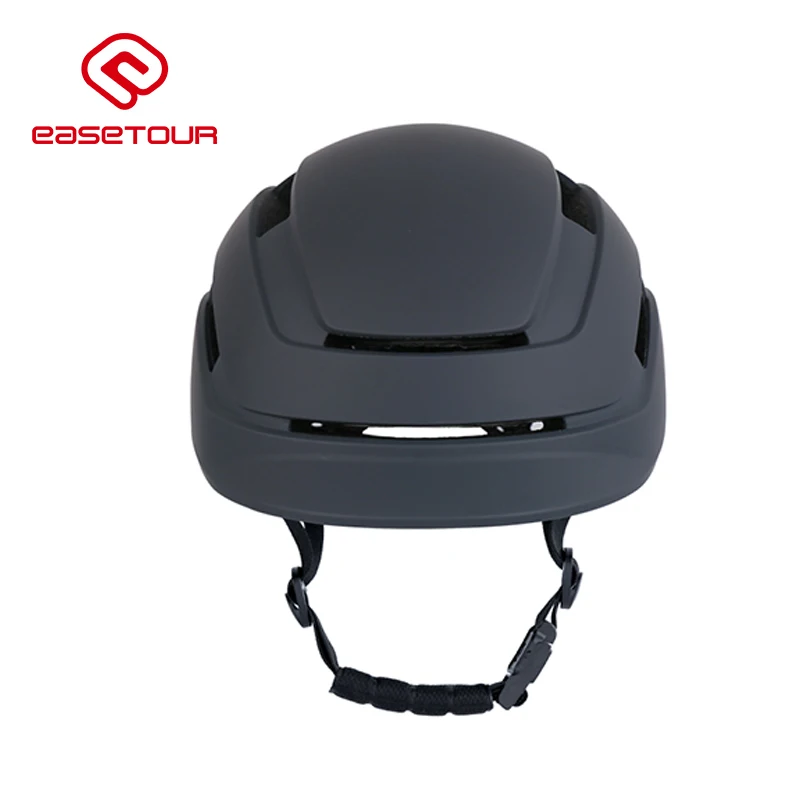 EASETOUR Hot Selling LED Light Adult Bicycle Helmet cascos bicicleta de ruta Black with Visor