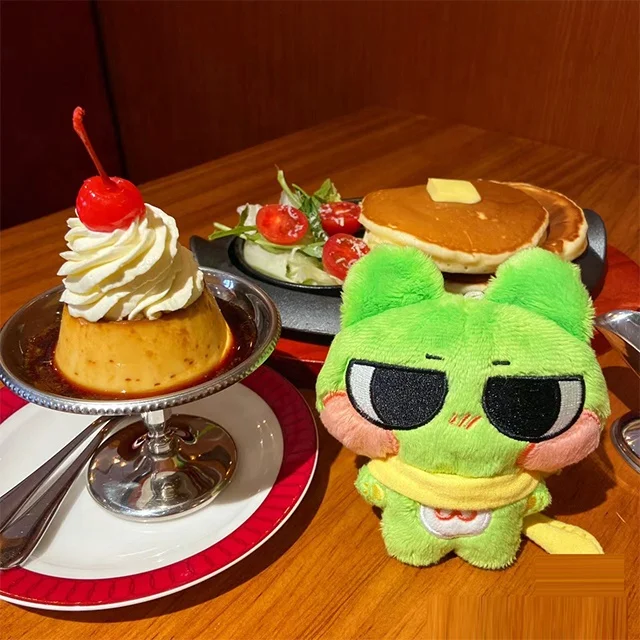 10cm mini stuffed animal doll Green plushies Frog plush doll custom