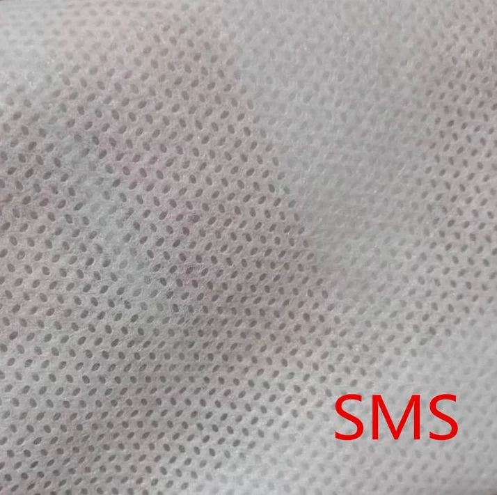 SMS spunmelt nonwoven PP nonwoven hydrophobic 8g sms for legcuffs