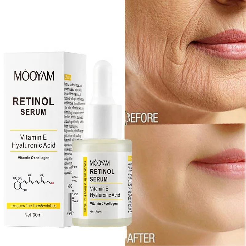 Retinol Instant Wrinkle Remover Face Serum Lifting Firming Anti-aging Retinol Facial Serum