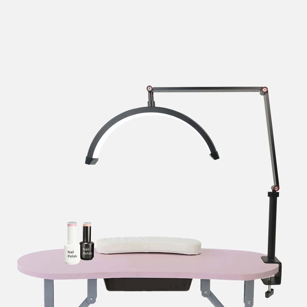 Newest working beauty lamp nail led moon light lash salon beauty salon magnifying lamp beauty led lamp