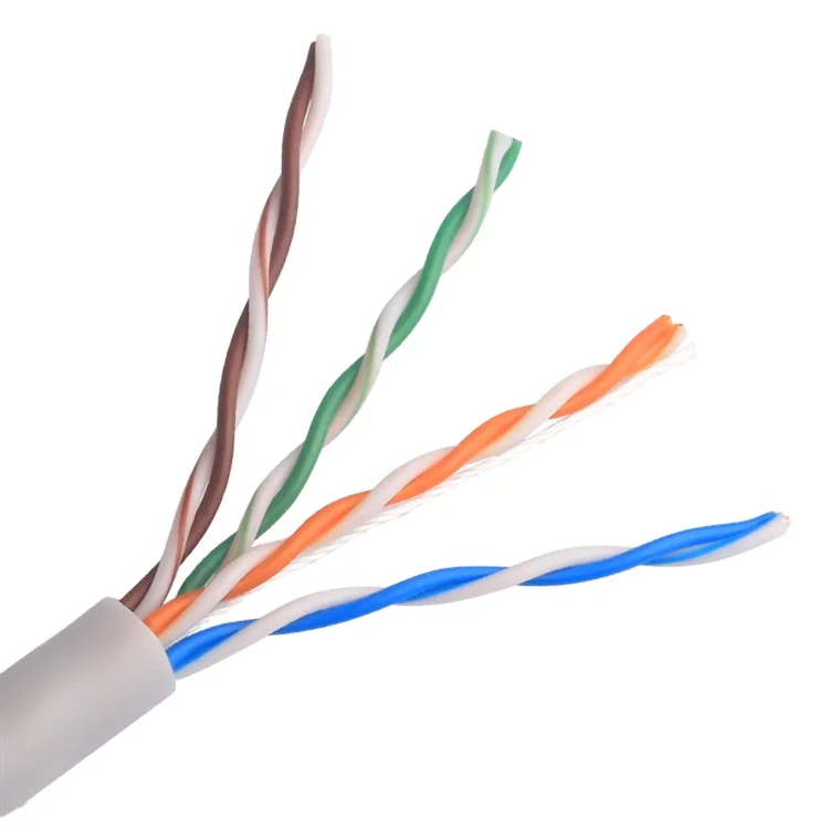 Unshielded 0.5mm Copper UTP Cat5e Cable Indoor Outdoor