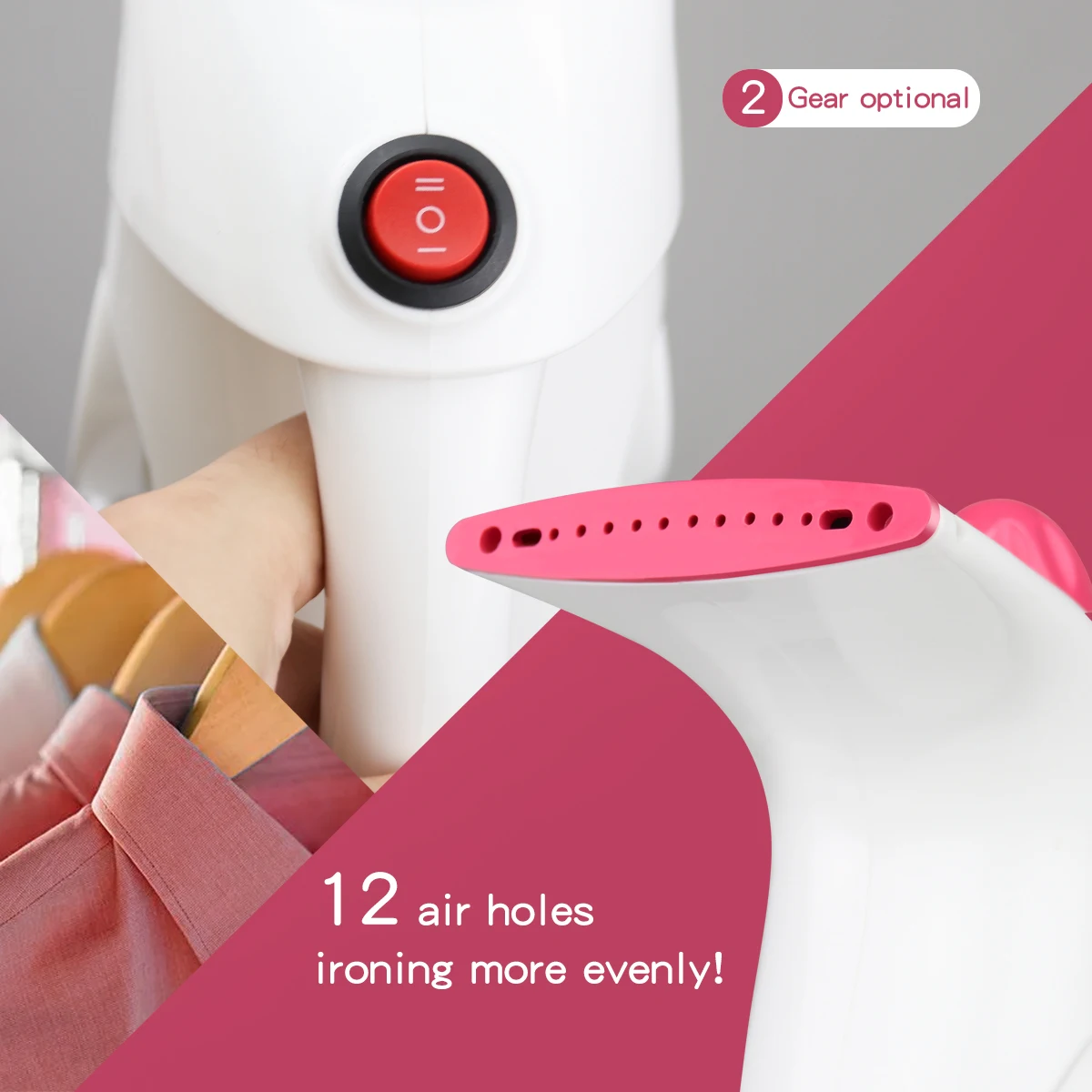 Professional Portable Body Vertical Garment Steamer