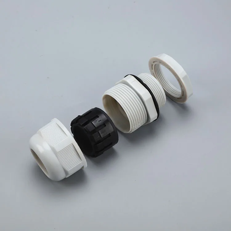 IP68 M20 Types Of  Cable Gland Connector Nylon Cable Gland