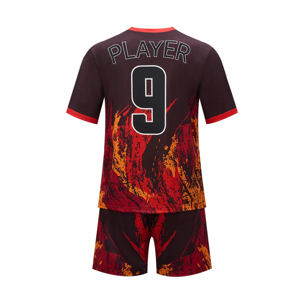 Wholesale Custom Cheap Sublimation Adults Soccer Uniforms Soccer Jersey and shorts Sweat Wicking Men Sportswear