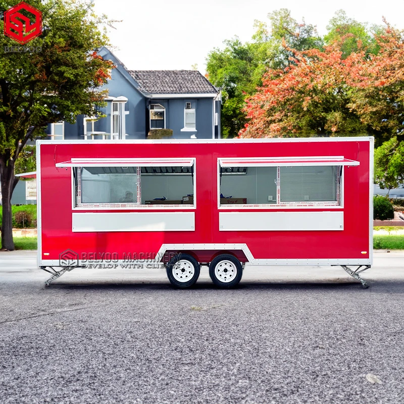 Innovative Street Vending Food Trailer with Full Kitchen and Ice Cream Truck Accessories for Sale