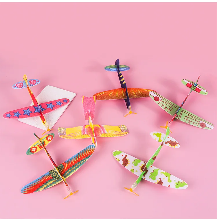 Cheap Diy Foam Airplane Glider Toy Airplanes Aircraft Models