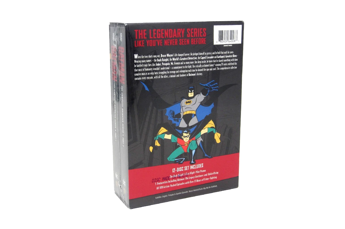 Batman The Complete Animated Series 12 discs wholesale dvd movies tv series eBay hot selling dvd in bulk free shipping