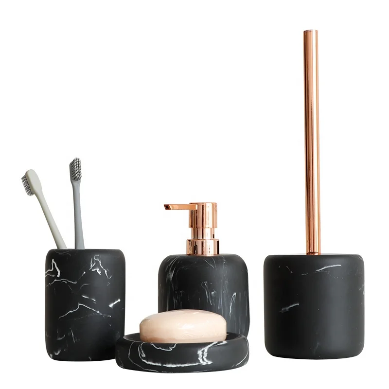 
Luxury Marble Stone Bathroom Accessories Set For 6-Piece 