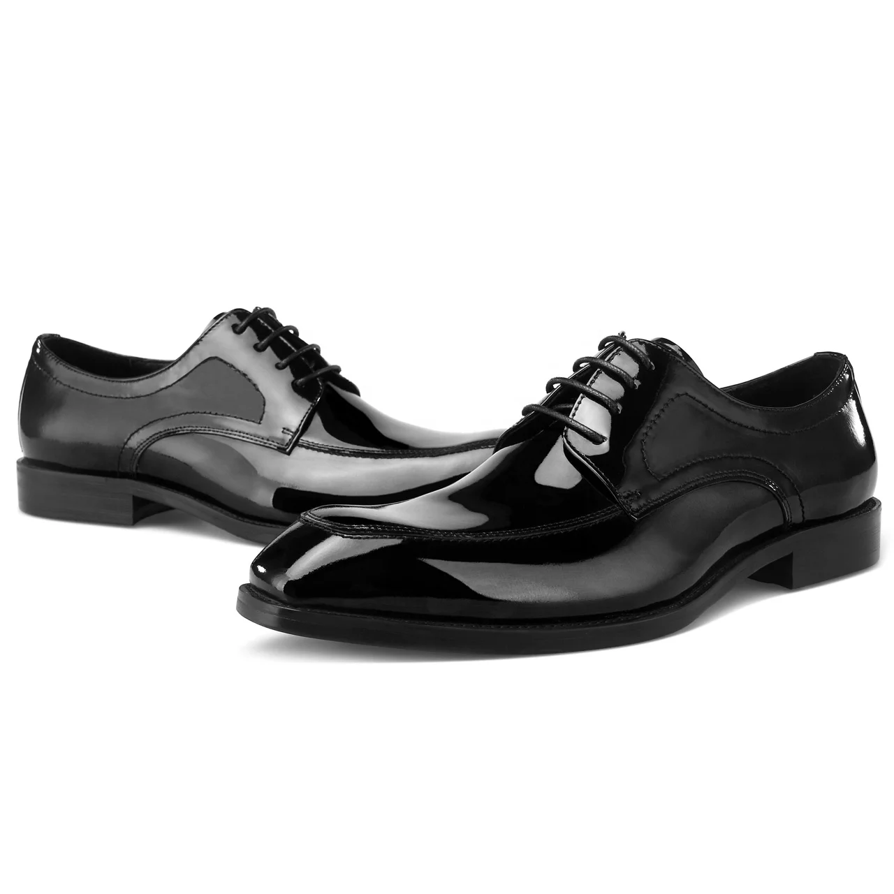 
Cow Leather Upper Anti-slip Rubber Outsole Not Grind Feet Shoe Leather Men Casual Formal Shoes 