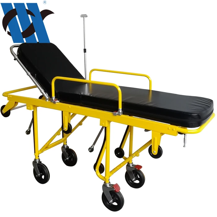 BDST205B Emergency Ambulance Patient Stretcher Bed Used For Hospital Transfer Stretcher Trolley Bed