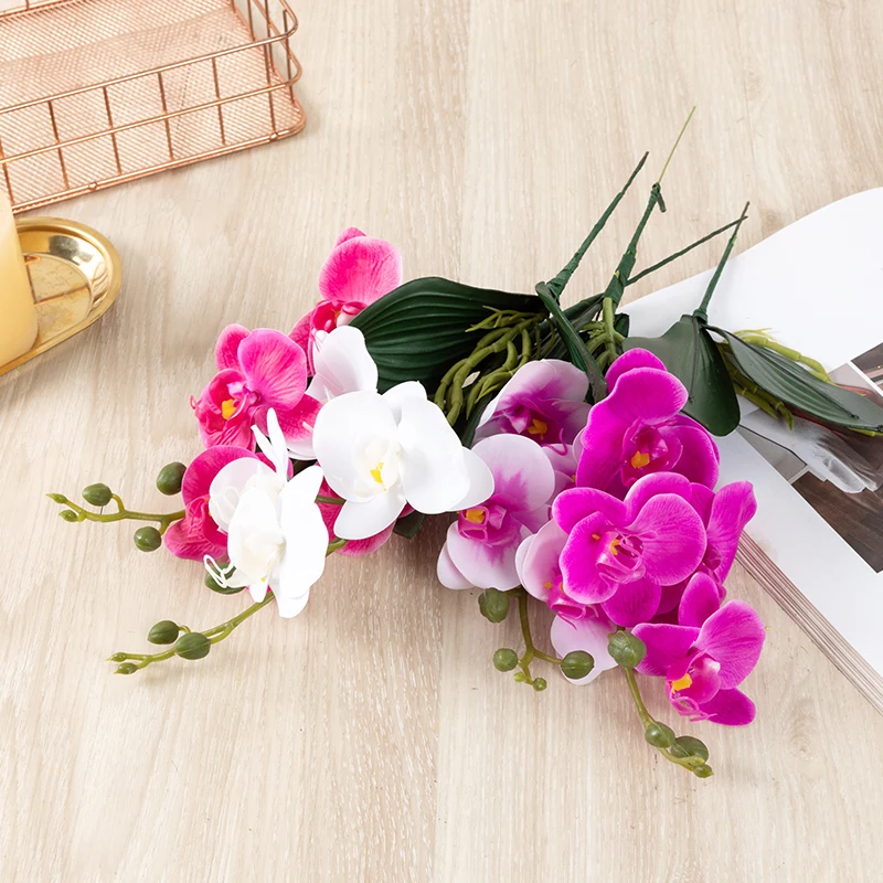 Real Touch butterfly Orchid Stem For Wedding Decor Home Decoration Flowers Quality Butterfly Orchid