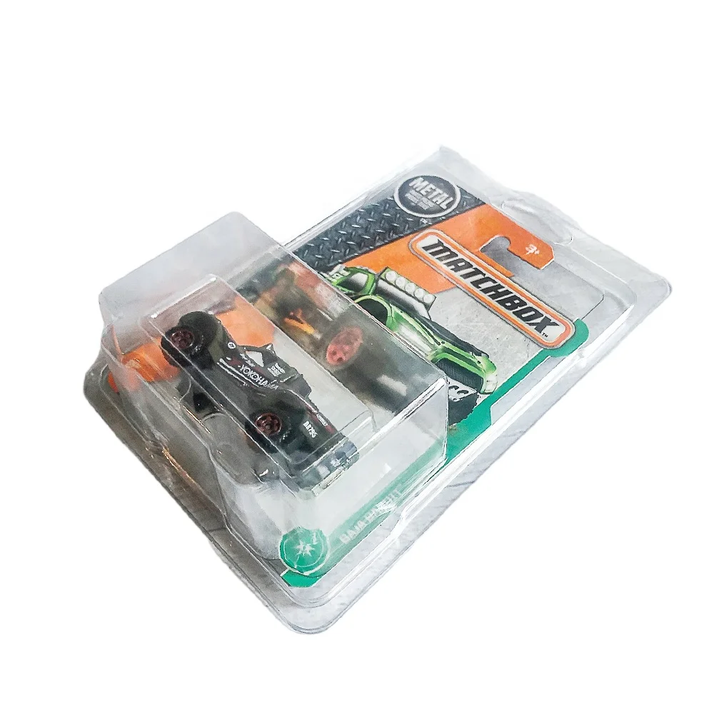 Custom Recycled Clear Clamshell Blister Pack Hotwheels Protector