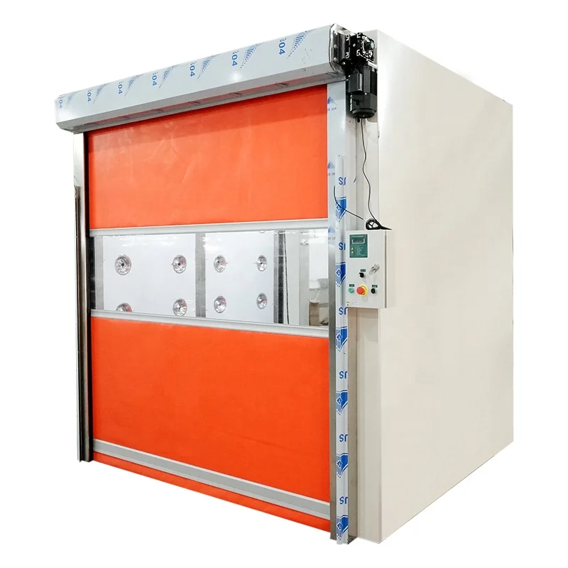 YANING new magnetic safety protection fast rolling shutter door factory fast door pvc roll up door