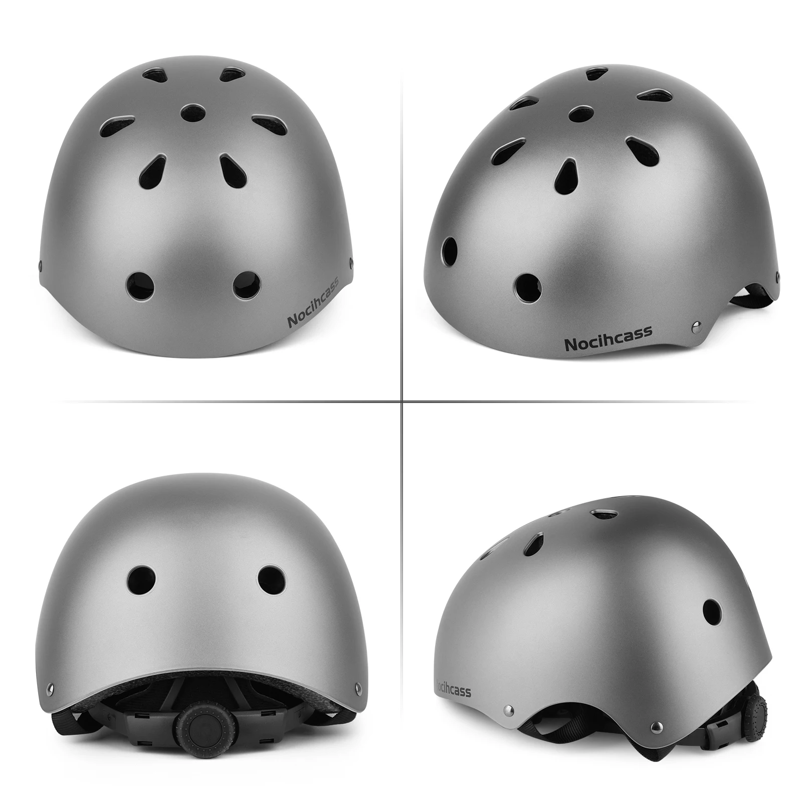 New arrival custom skate helmet matt light grey skate helmet kids
