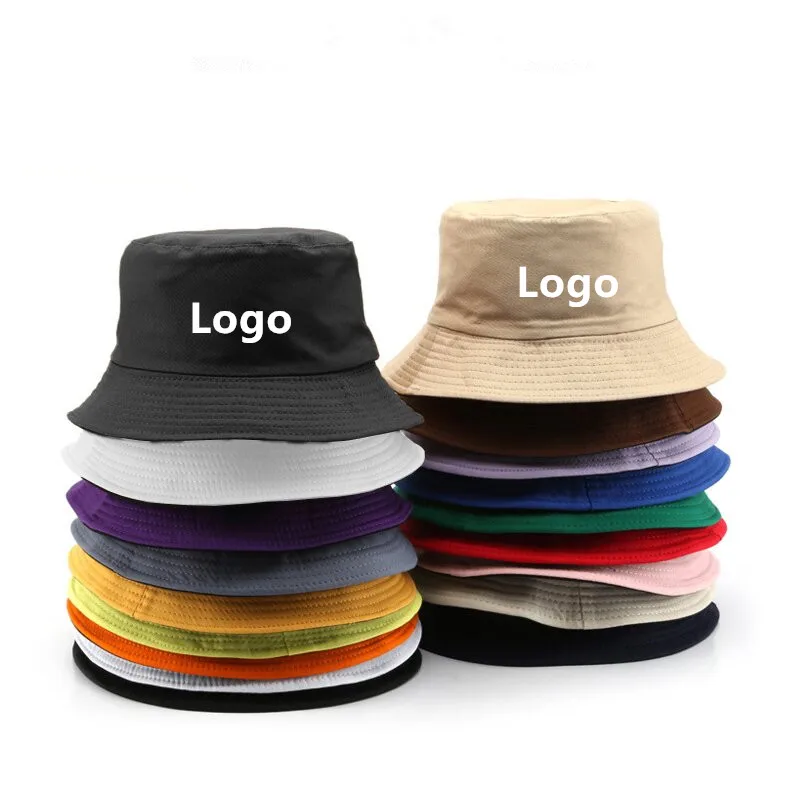 Индивидуальный дизайн унисекс Двусторонняя мужская белая черная хлопчатобумажная шляпа для гольфа с вышивкой логотипа для мужчин