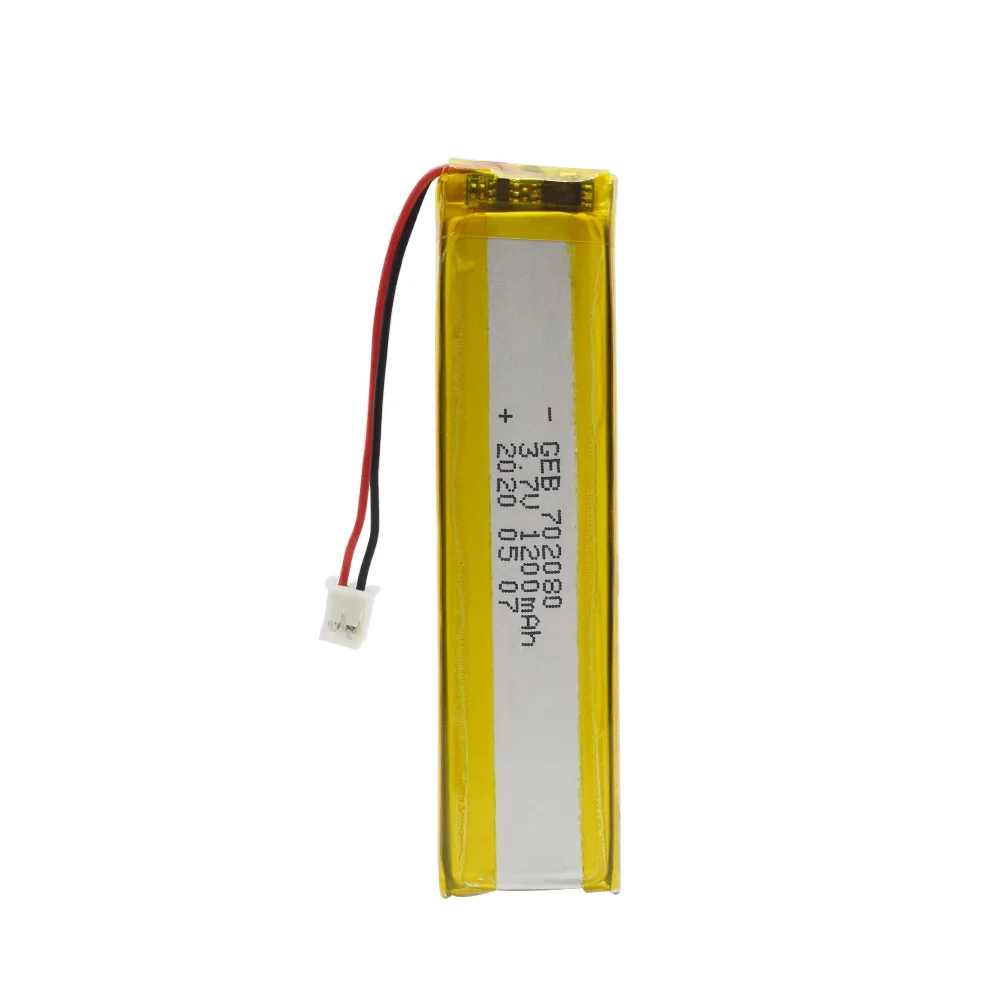  Lp702080 3 7 v 1200mah 8 литий-ионные