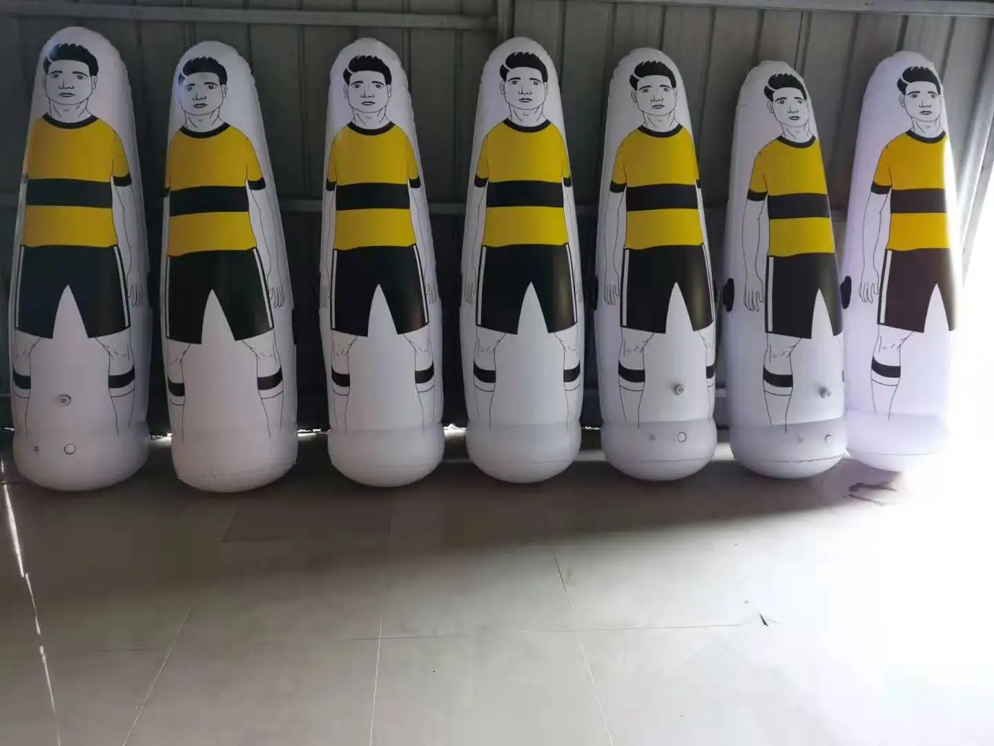 1.75m PVC Inflatable Soccer Training Mannequins/Football Sport Keeper Dummy For Training Equipment