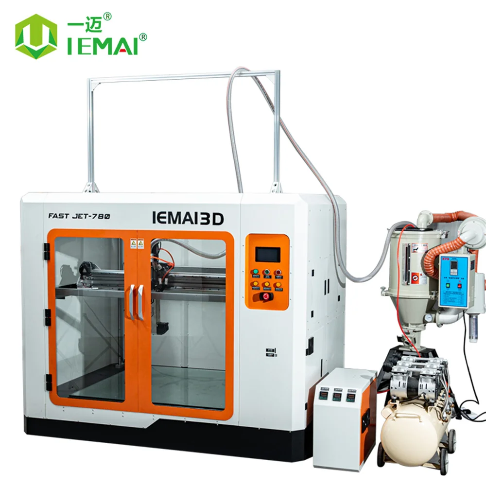 Big Build Volume 1000*920*780mm Automatic Feeding Multiple Pellet Low Cost Granular 3D Printer