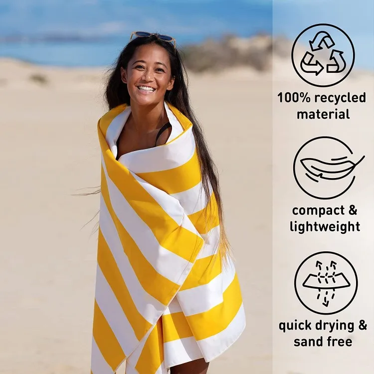 High Quality Micro Fiber Beach Towel Quick Dry Beach Towel Sand Free Beach Towel