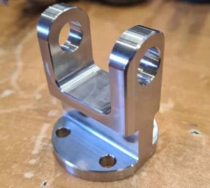 cnc machining custom made stainless steel 303 base clevis yoke,cnc agricultural machinery parts