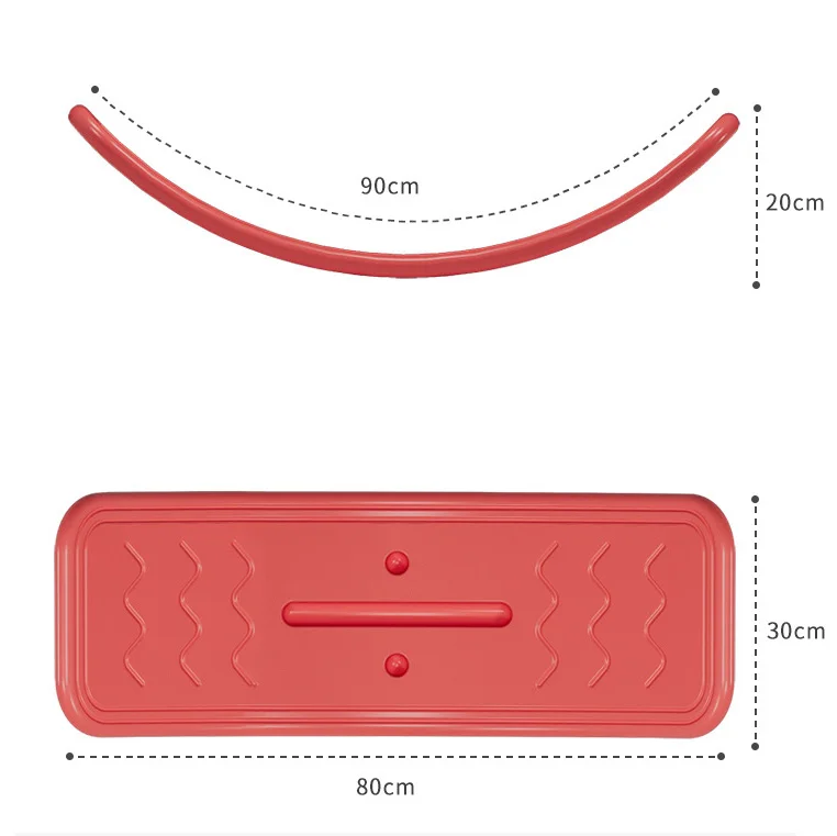 Kids Room New Design Plastic Curved Balance Board Open Ended Learning Children Play Toy Kids Entertainment Body Balance Training