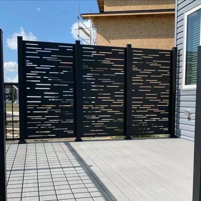 swimming pool fence garden fence private screen Completely customized according to drawings beautiful pattern