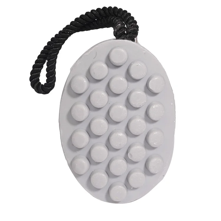 OEM Private Label Two-Sides Massage Soap Hand Made High Quality Bath Soap