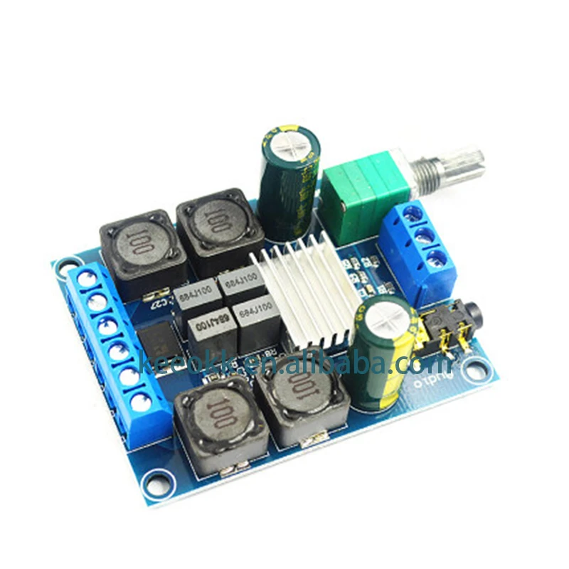 Fosi Audio BT20A TPA3116D2 Sound Power Amplifier  Class D Amp Bass Treble For Speakers TPA3116D2