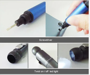 High Quality Durable Plastic Metal Multi Tool Function LED Light Ballpoint Ball Pen