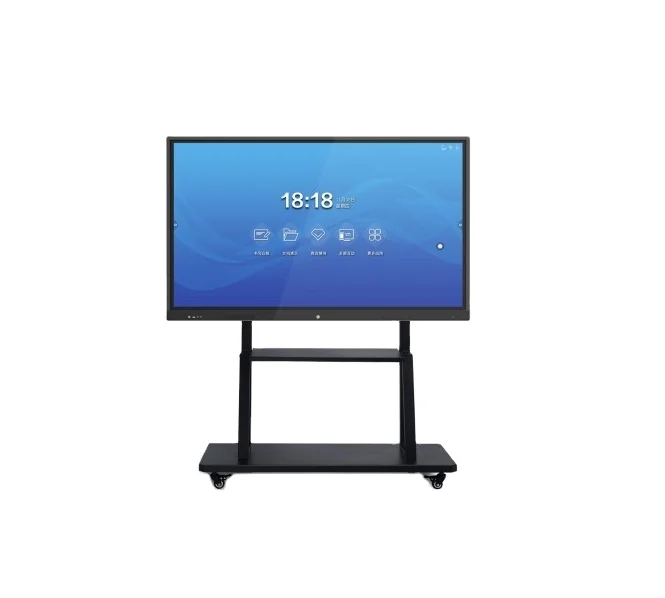 65-дюймовая Интерактивная плоская панель со встроенной камерой черного умного образовательного Конференц-решения