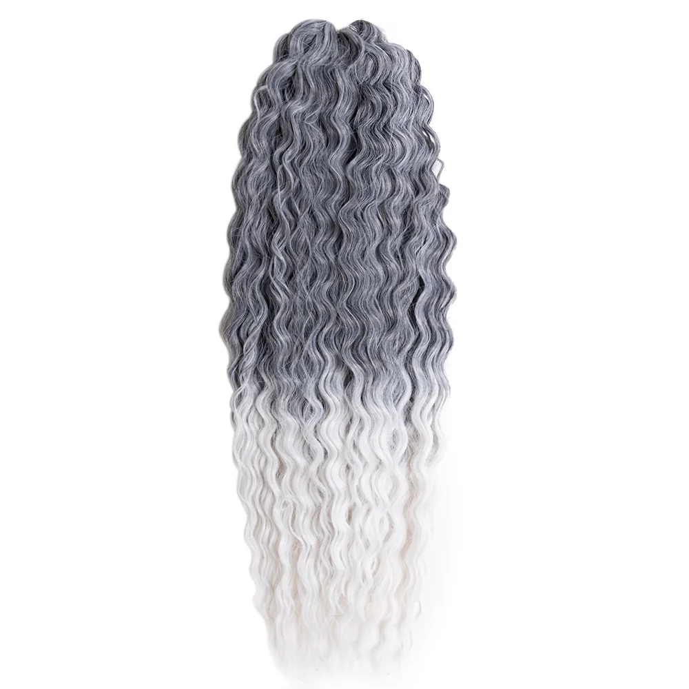 Anna Manasi Jessica Katrine Loose Deep Wave Hair Bundles Synthetic Curly Wave Twist Crochet Hair Synthetic Hair Extensions