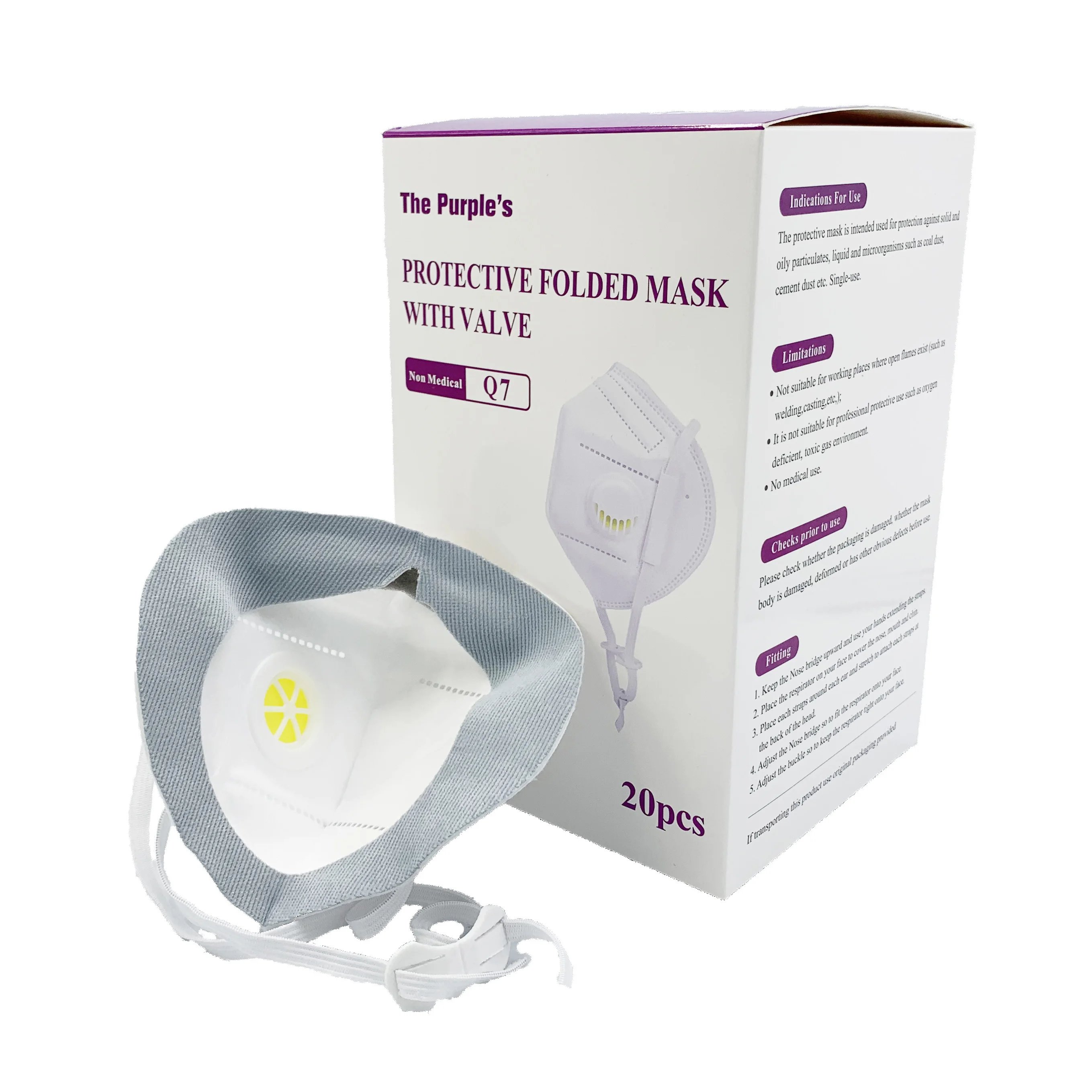 
custom logo face mask adjuster gym mask breath ffp3-masks en 149 ce 